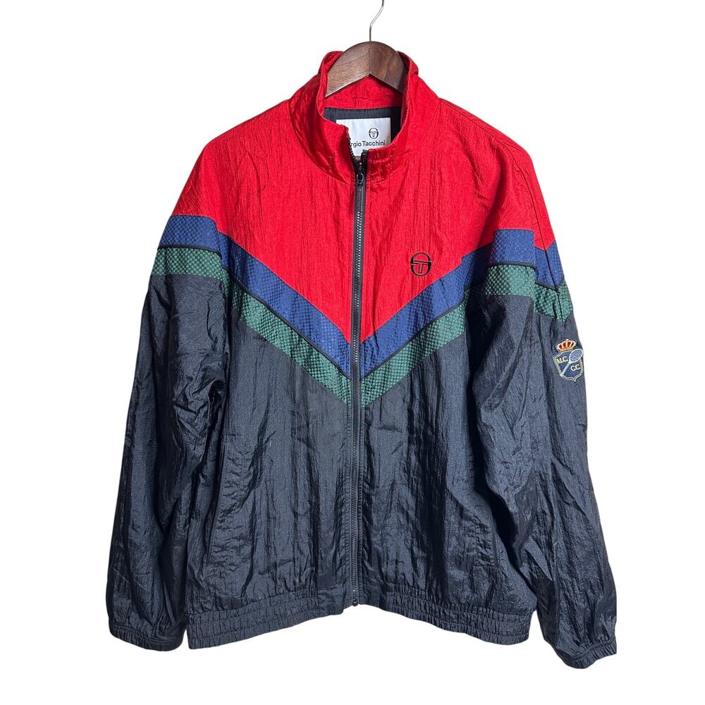 Sergio Tacchini Rainier Monte Carlo Masters Track Jacket Size L Tennis